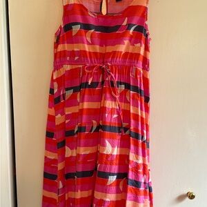 H&M Pink and Orange Casual Dress
